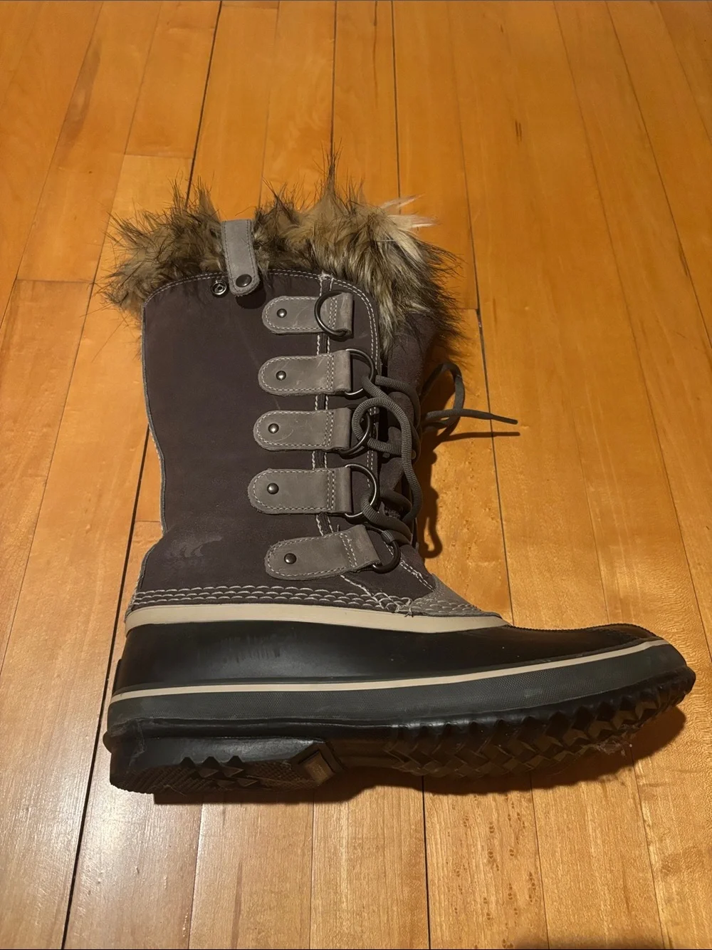 Sorel Joan of Arctic Women’s Faux-Fur Winter Lace-Up Boots
